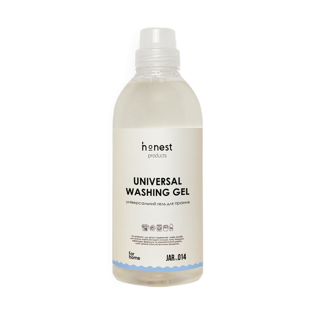 

Гель для прання Honest Products Universal Washing Gel 18 циклів прання, 1 л