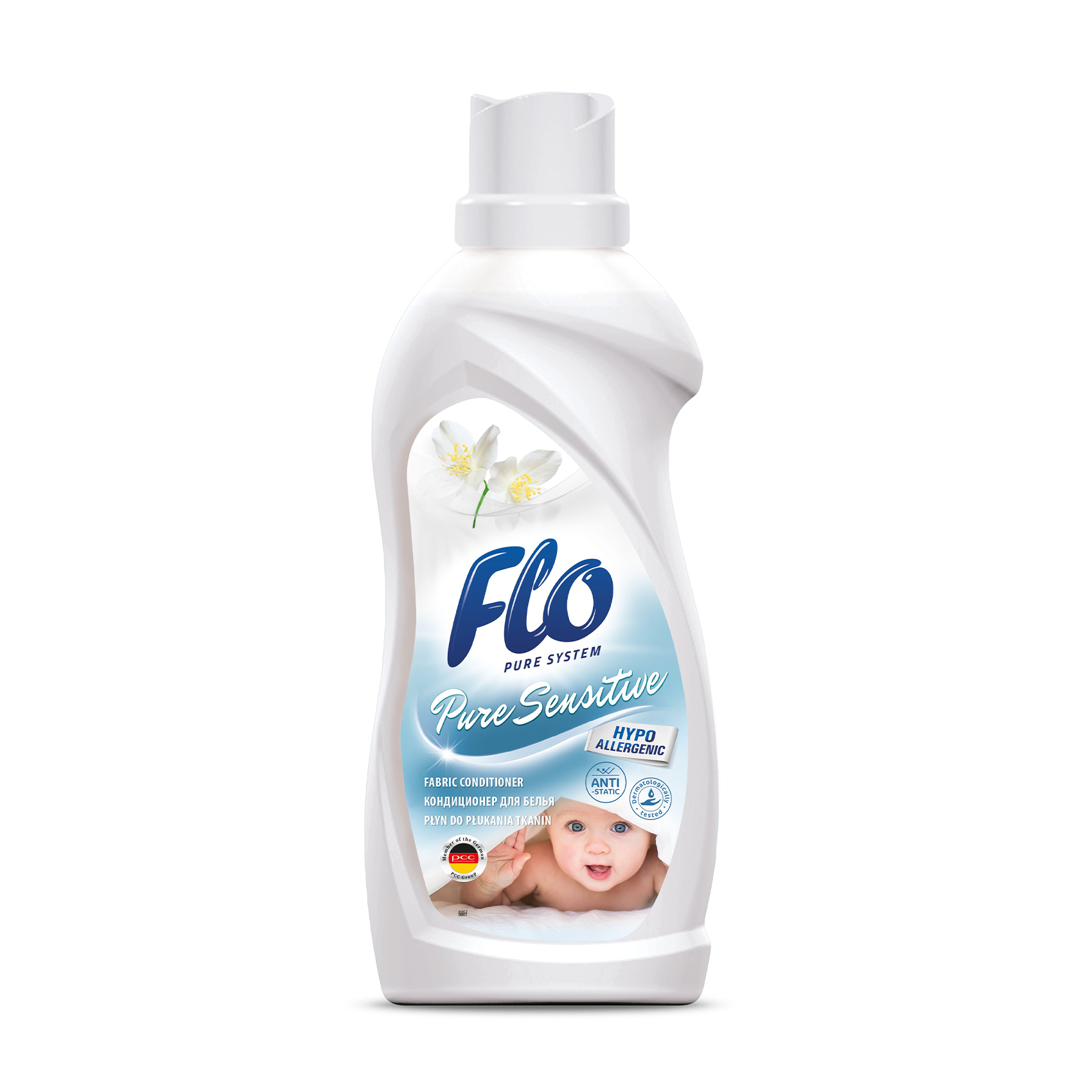 

Кондиціонер для білизни Flo Pure Sensitive, 1 л