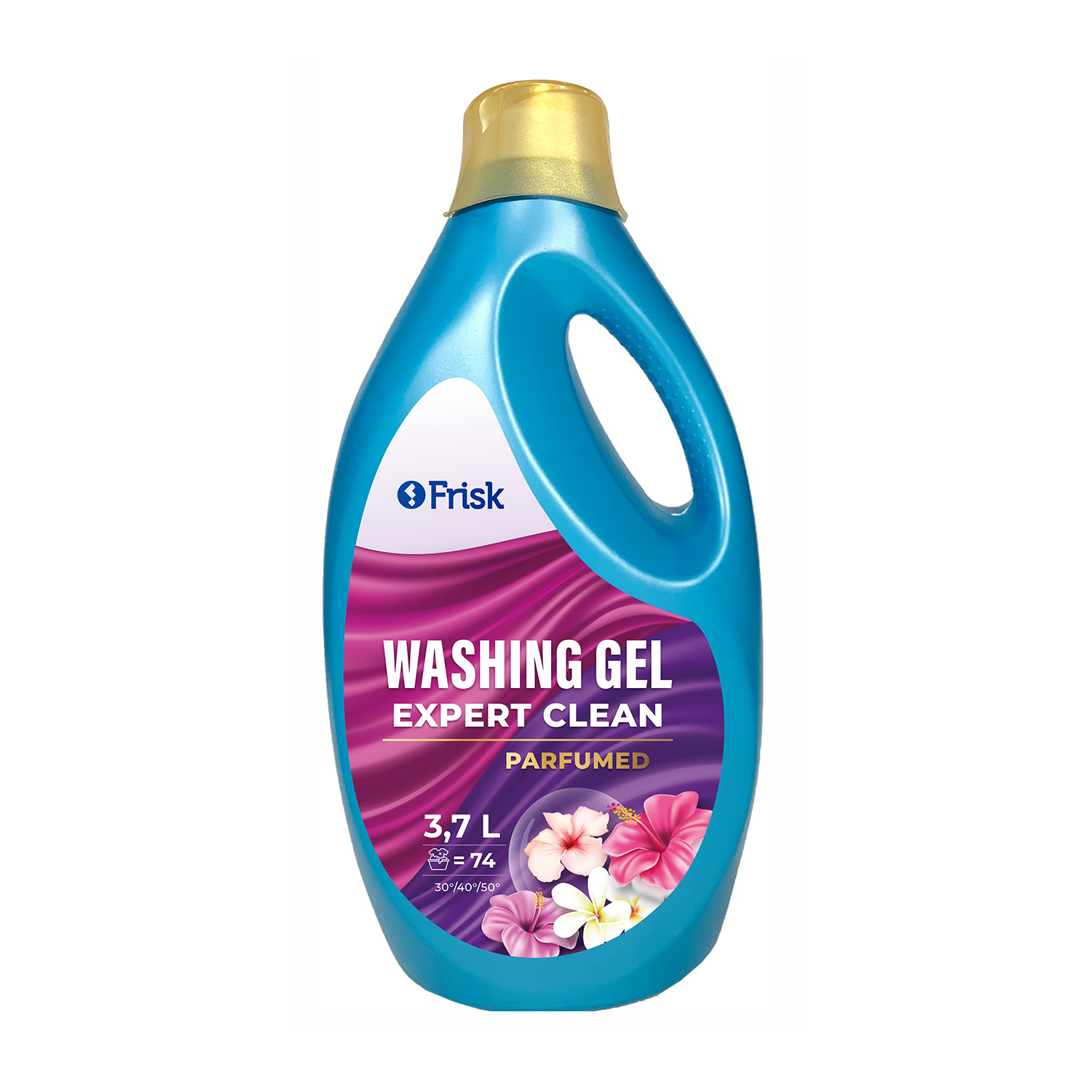 

Уцінка! Парфумований гель для прання Frisk Expert Clean Perfumed, 74 цикли прання, 3.7 л