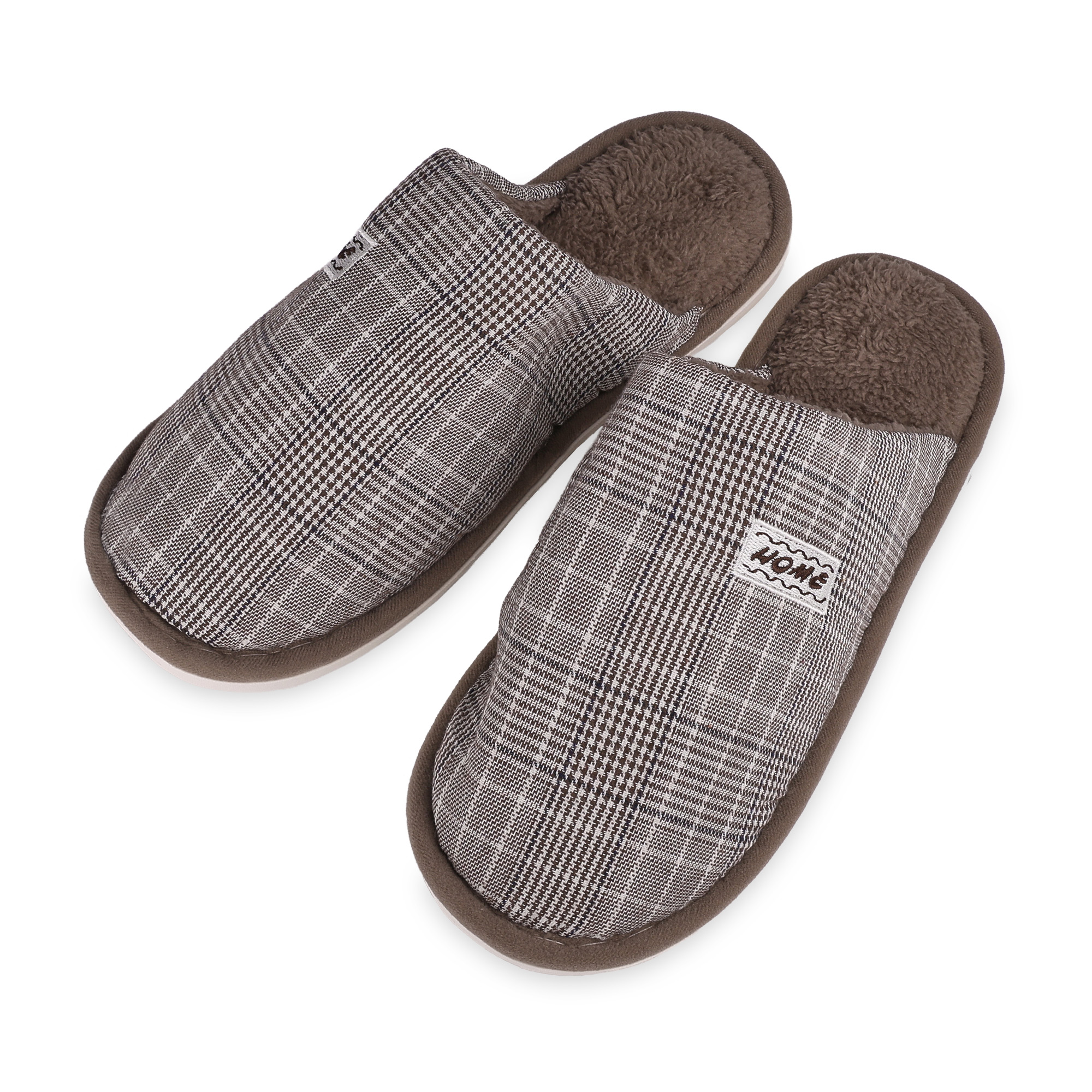 

Чоловічі кімнатні капці 2Step закриті, коричневі, розмір 45-46 (WMSL2025-6-Br)