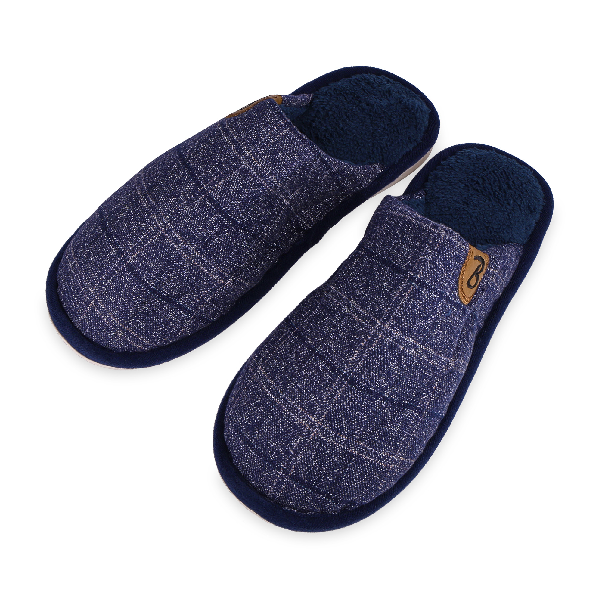 

Чоловічі кімнатні капці 2Step закриті, сині, розмір 45-46 (WMSL2025-8-Bl)