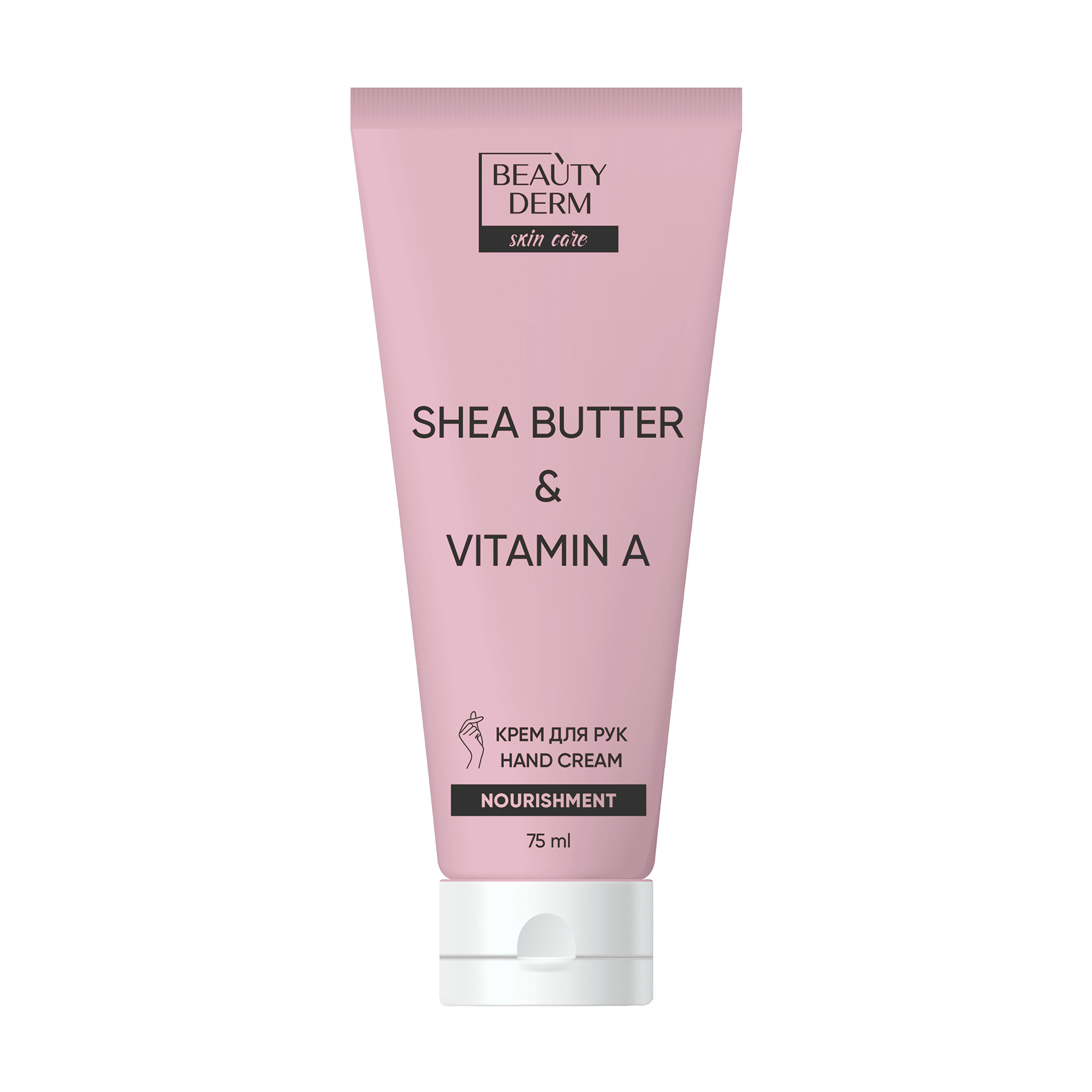 

Крем для рук BEAUTYDERM Skin Care Shea Butter & Vitamin А Hand Cream, 75 мл