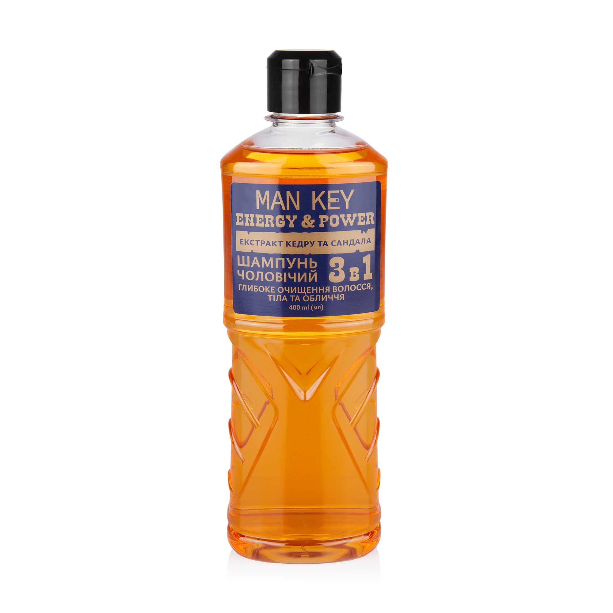 

Шампунь для чоловіків MAN KEY Energy & Power 3 в 1, 400 мл