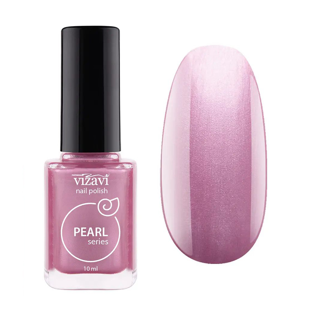 

Лак для нігтів Vizavi Professional Pearl Series Nail Polish 19 Бузковий, 10 мл