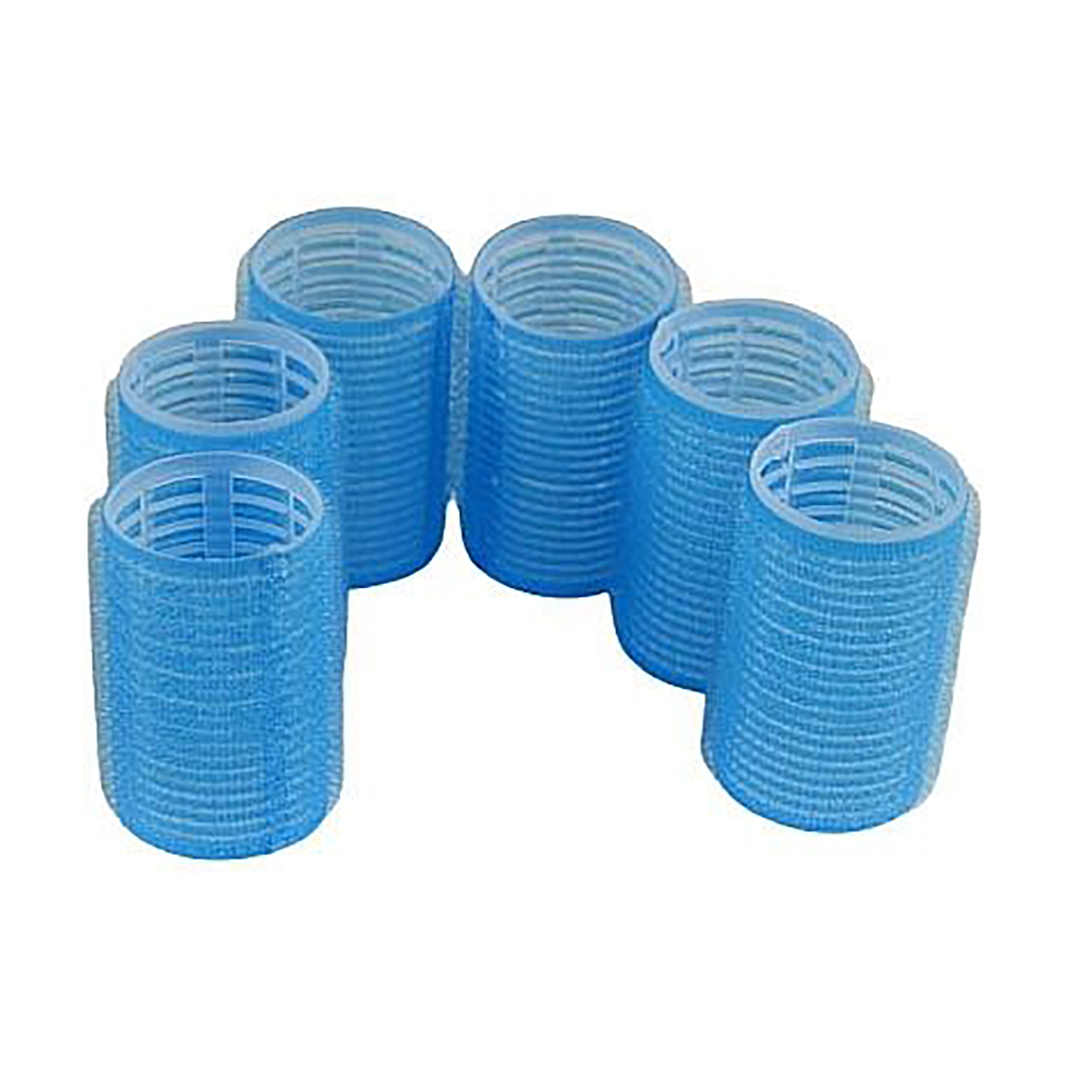 

Бігуді-липучки для волосся Cosmo Shop блакитні, діаметр 30 мм, 6 шт (CS710B)