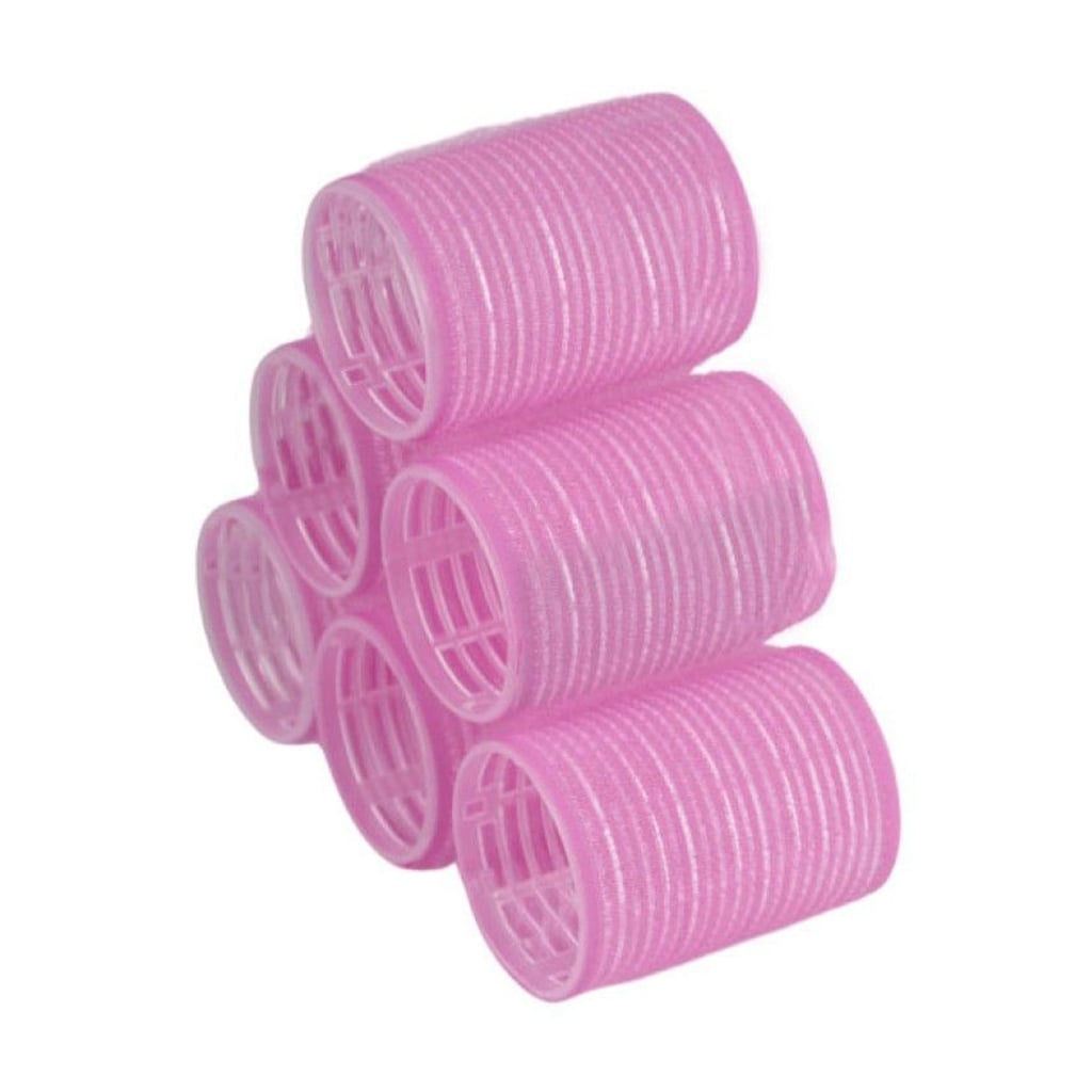 

Бігуді-липучки для волосся Cosmo Shop рожеві, діаметр 30 мм, 6 шт (CS710P)