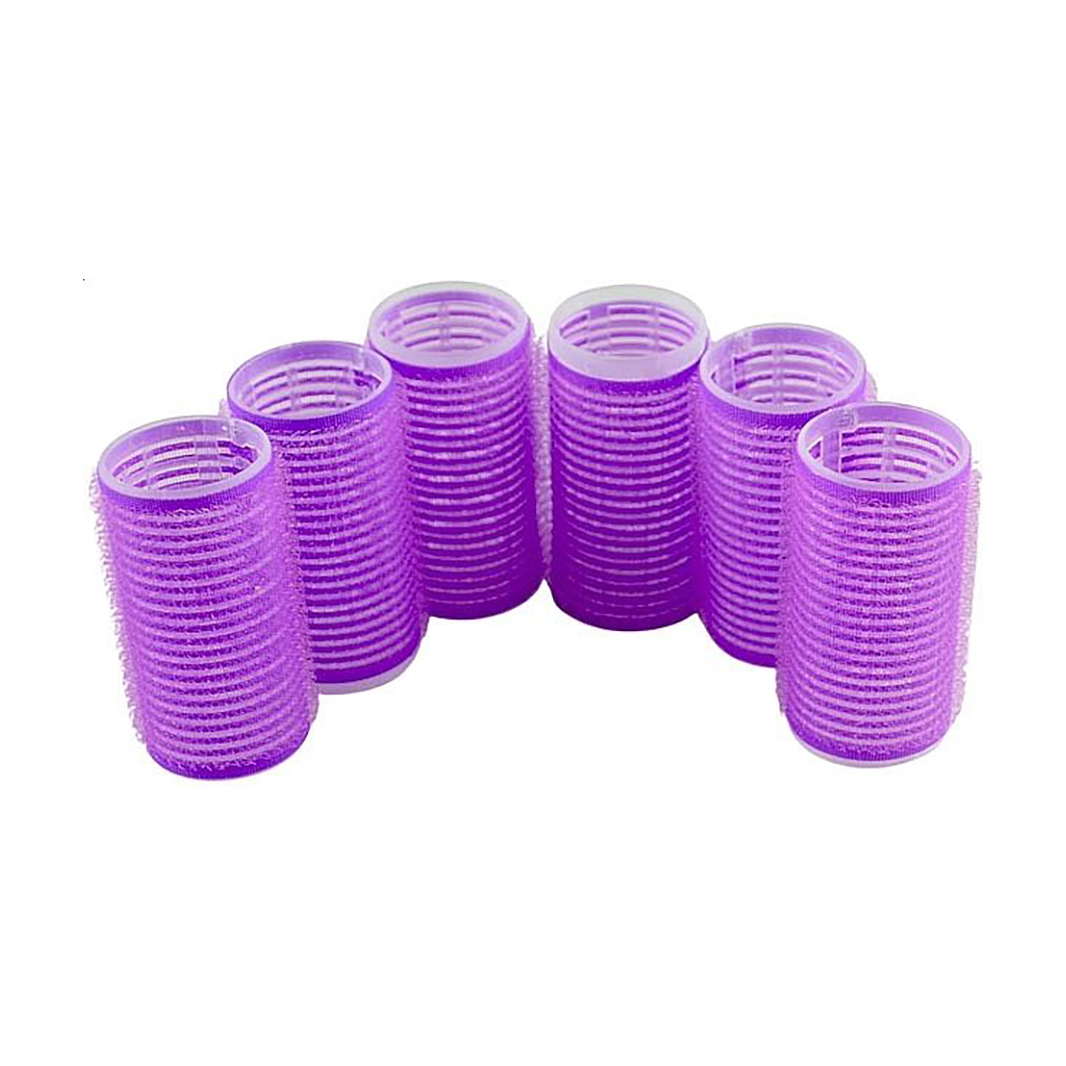 

Бігуді-липучки для волосся Cosmo Shop фіолетові, діаметр 30 мм, 6 шт (CS710V)