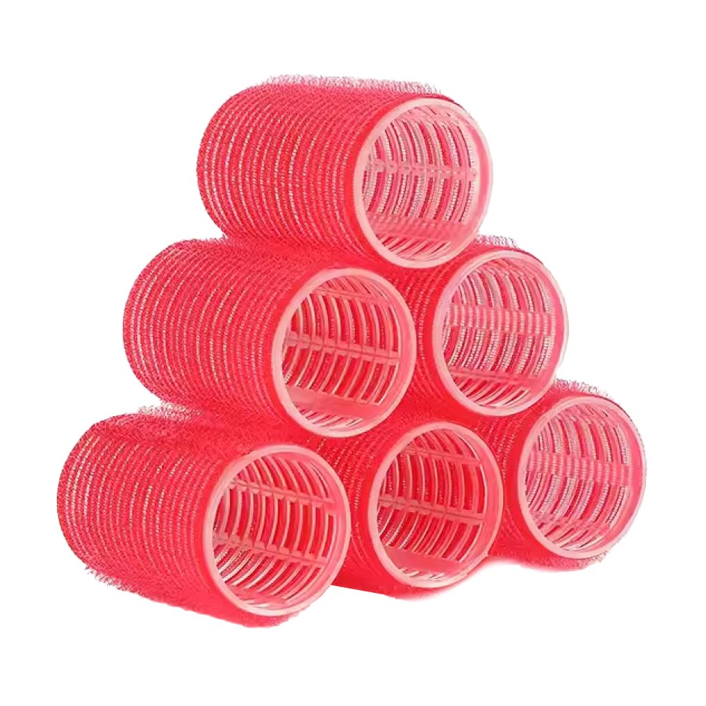 

Бігуді-липучки для волосся Cosmo Shop червоні, діаметр 50 мм, 6 шт (CS716)