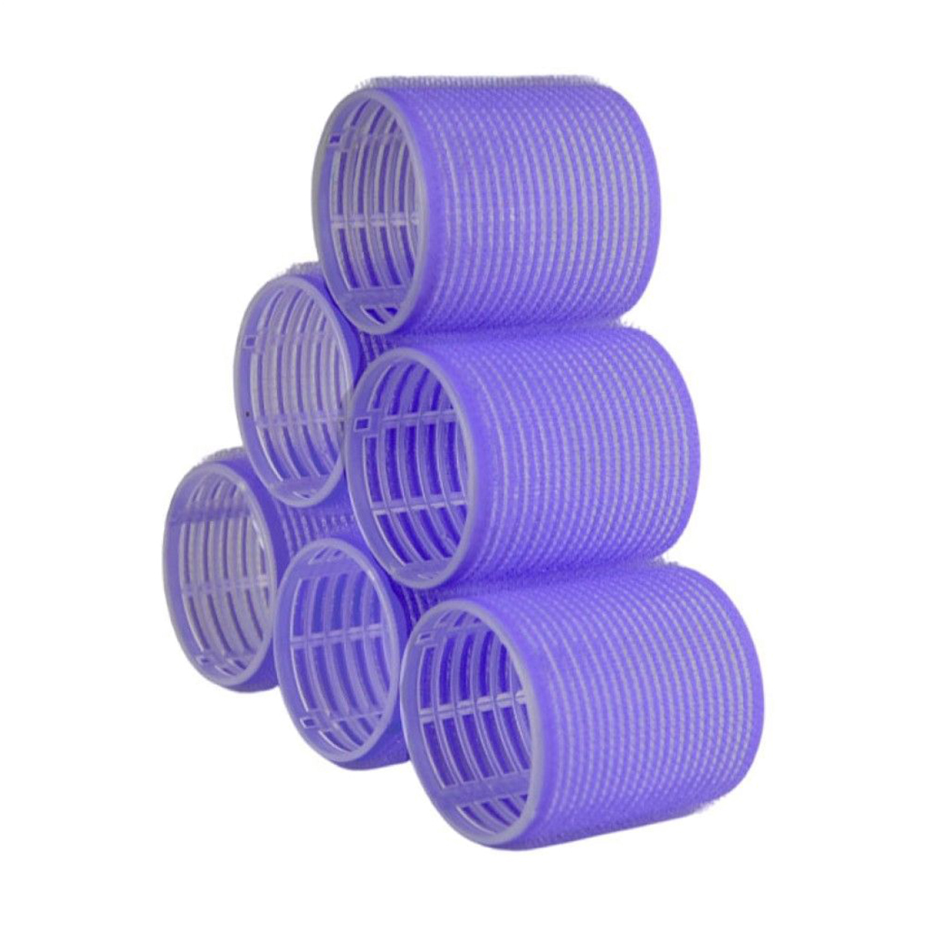 

Бігуді-липучки для волосся Cosmo Shop бузкові, діаметр 55 мм, 6 шт (CS717V)