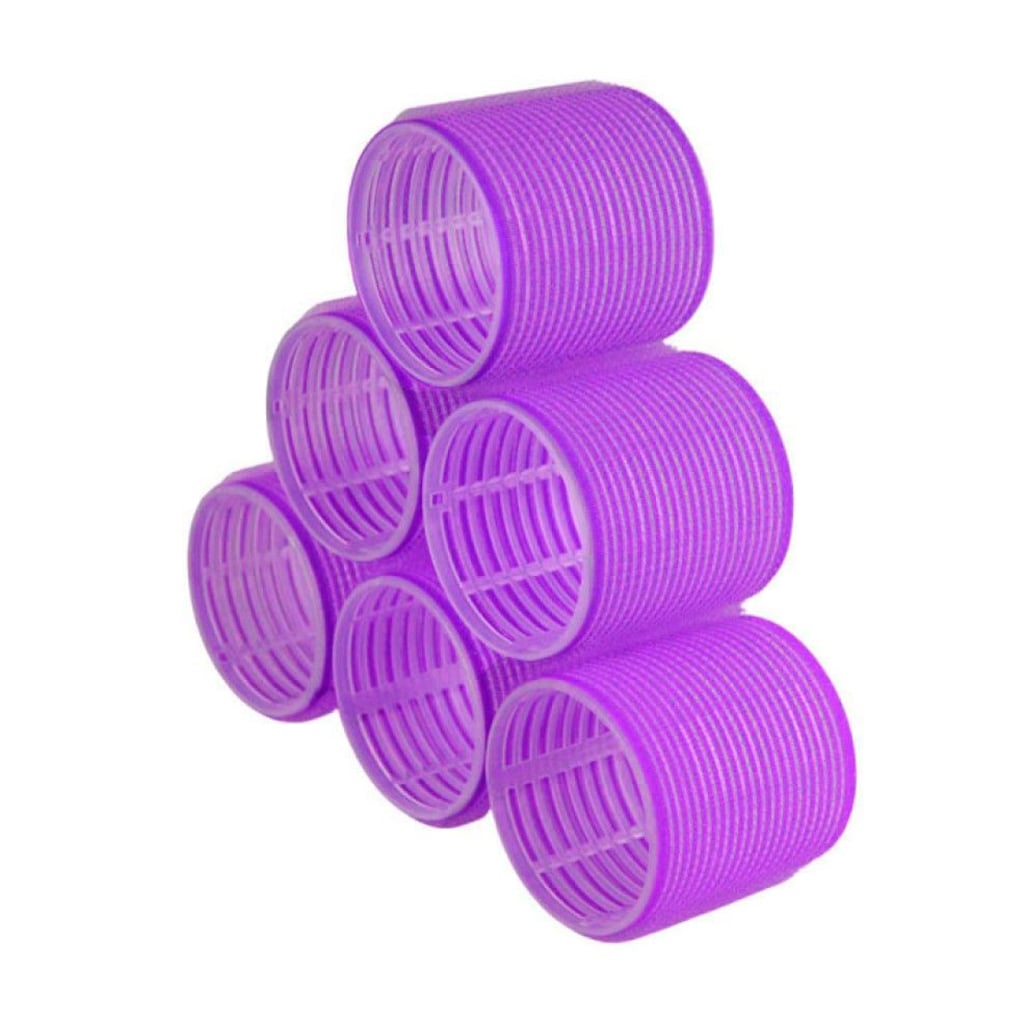 

Бігуді-липучки для волосся Cosmo Shop фіолетові, діаметр 60 мм, 6 шт (CS718V)