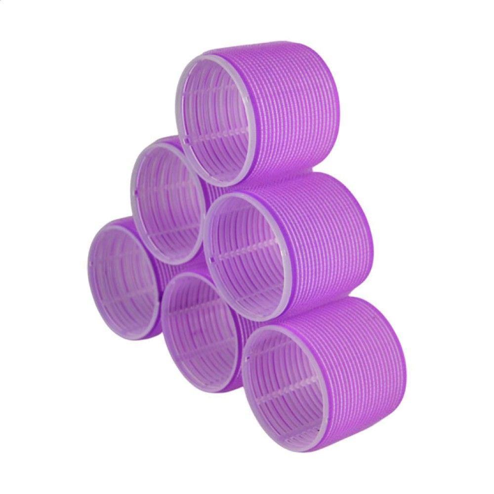 

Бігуді-липучки для волосся Cosmo Shop фіолетові, діаметр 74 мм, 6 шт (CS721V)