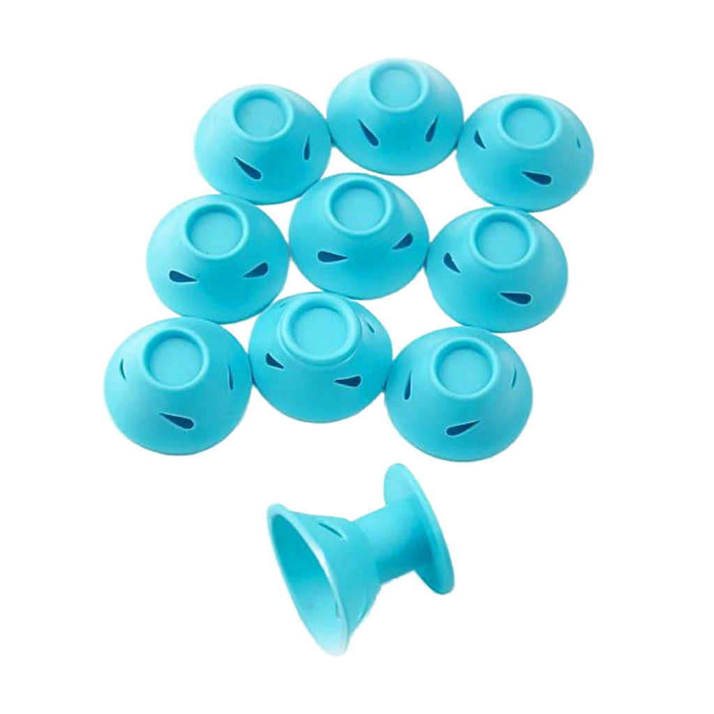 

Бігуді для волосся Cosmo Shop Hair Magic Curler блакитні, діаметр 20 мм, 10 шт (CS708B)