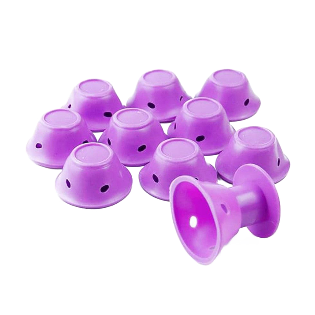 

Бігуді для волосся Cosmo Shop Hair Magic Curler фіолетові, діаметр 20 мм, 10 шт (CS708V)