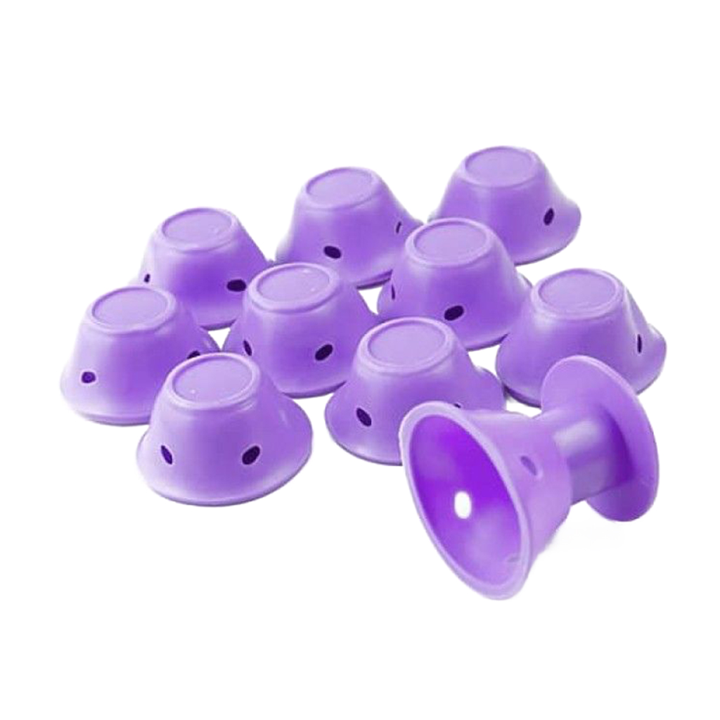 

Бігуді для волосся Cosmo Shop Hair Magic Curler фіолетові, діаметр 15 мм, 10 шт (CS709V)