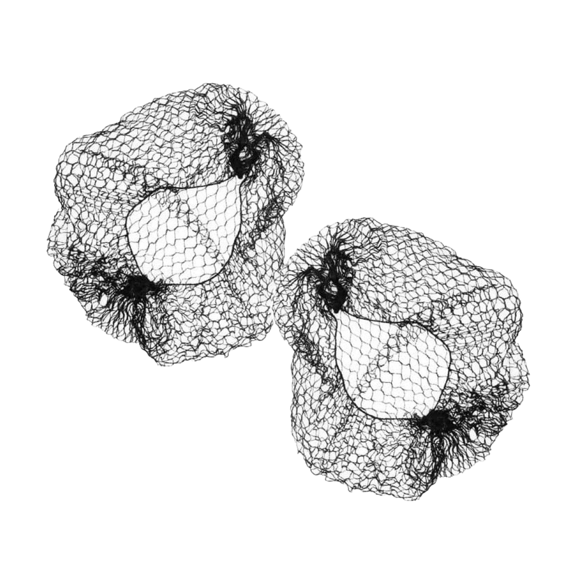 

Шапочка-сіточка для волосся Cosmo Shop чорна, діаметр 50 см, 2 шт (CS513)