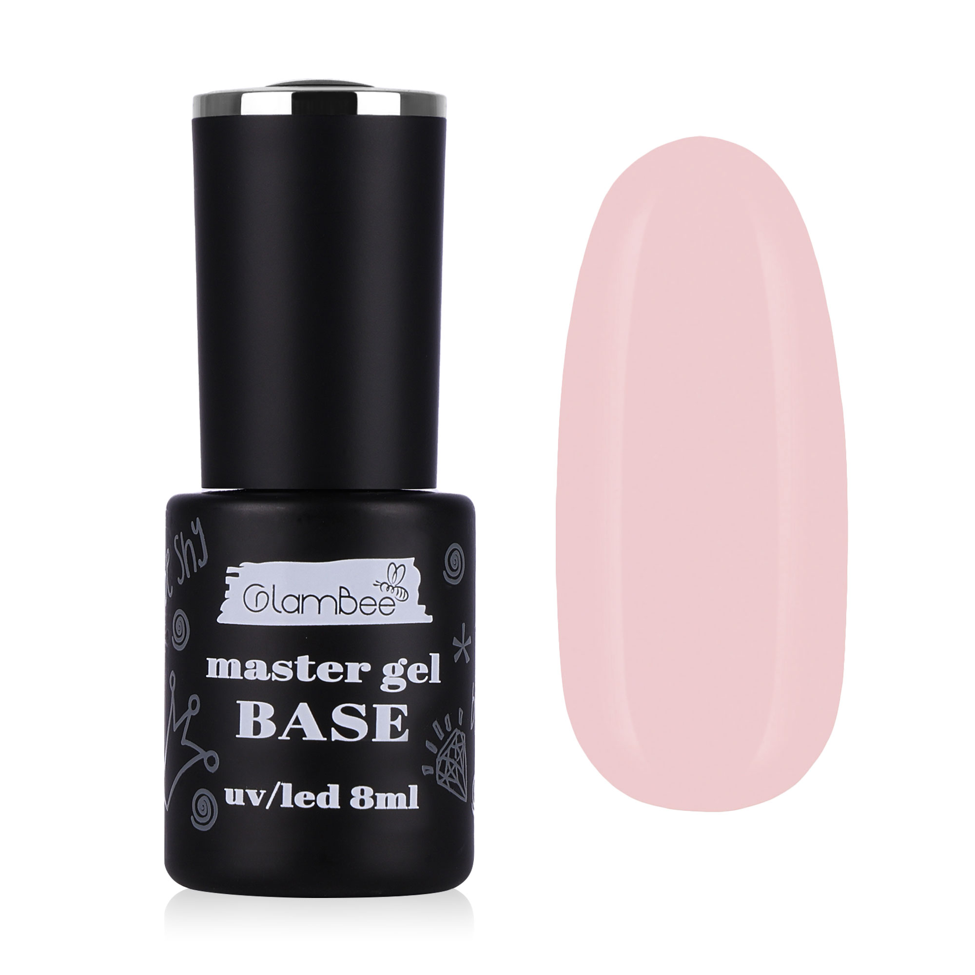 

Базове покриття для гель-лаку GlamBee MasterGel Color 16, 8 мл
