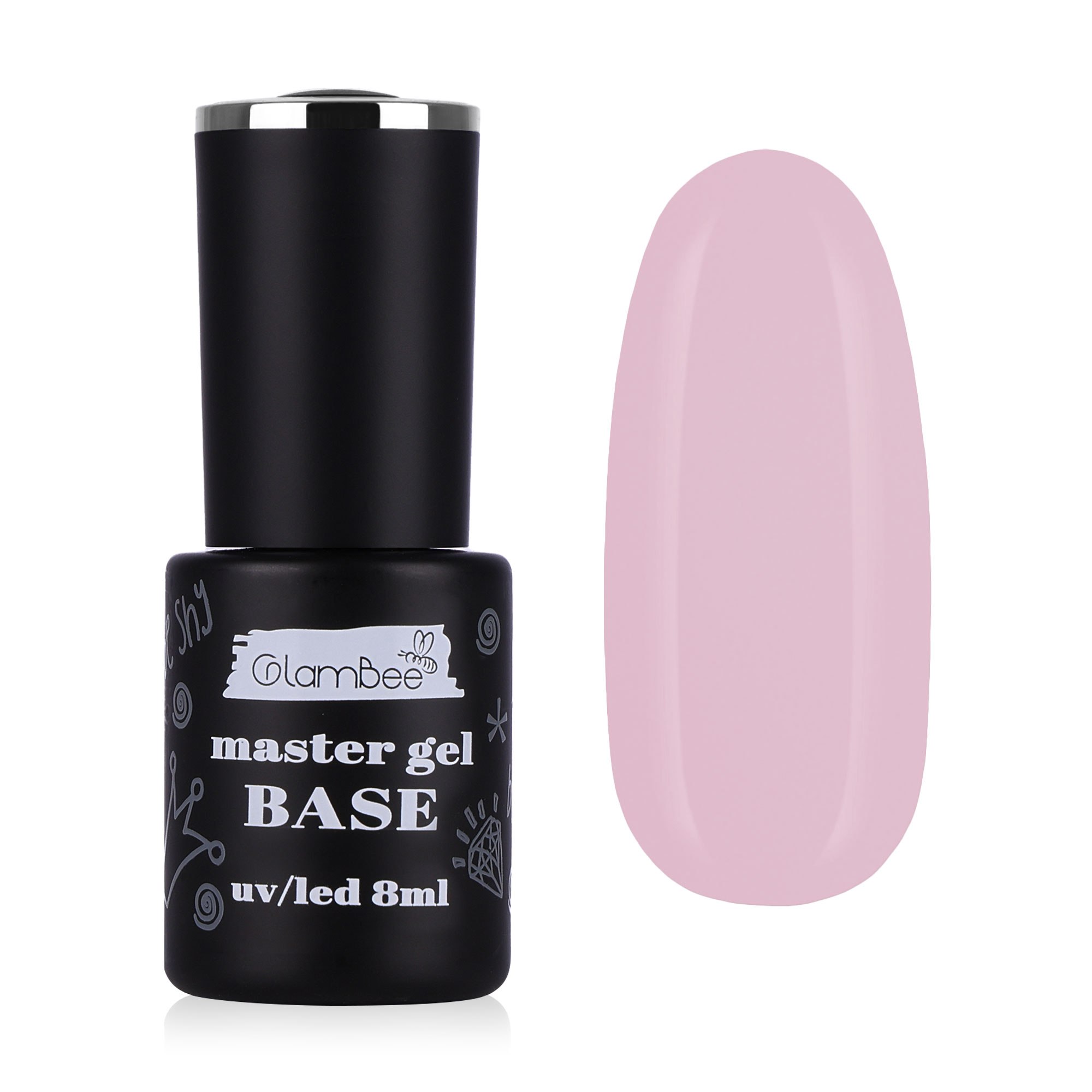 

Базове покриття для гель-лаку GlamBee MasterGel Color 20, 8 мл