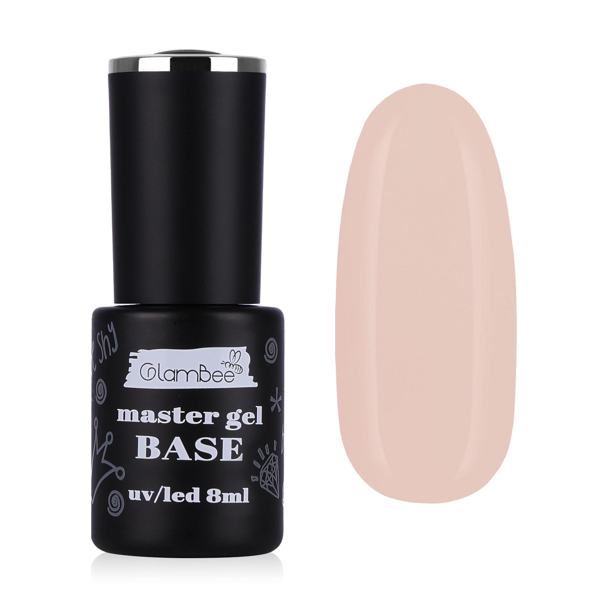 

Базове покриття для гель-лаку GlamBee MasterGel Color 22, 8 мл