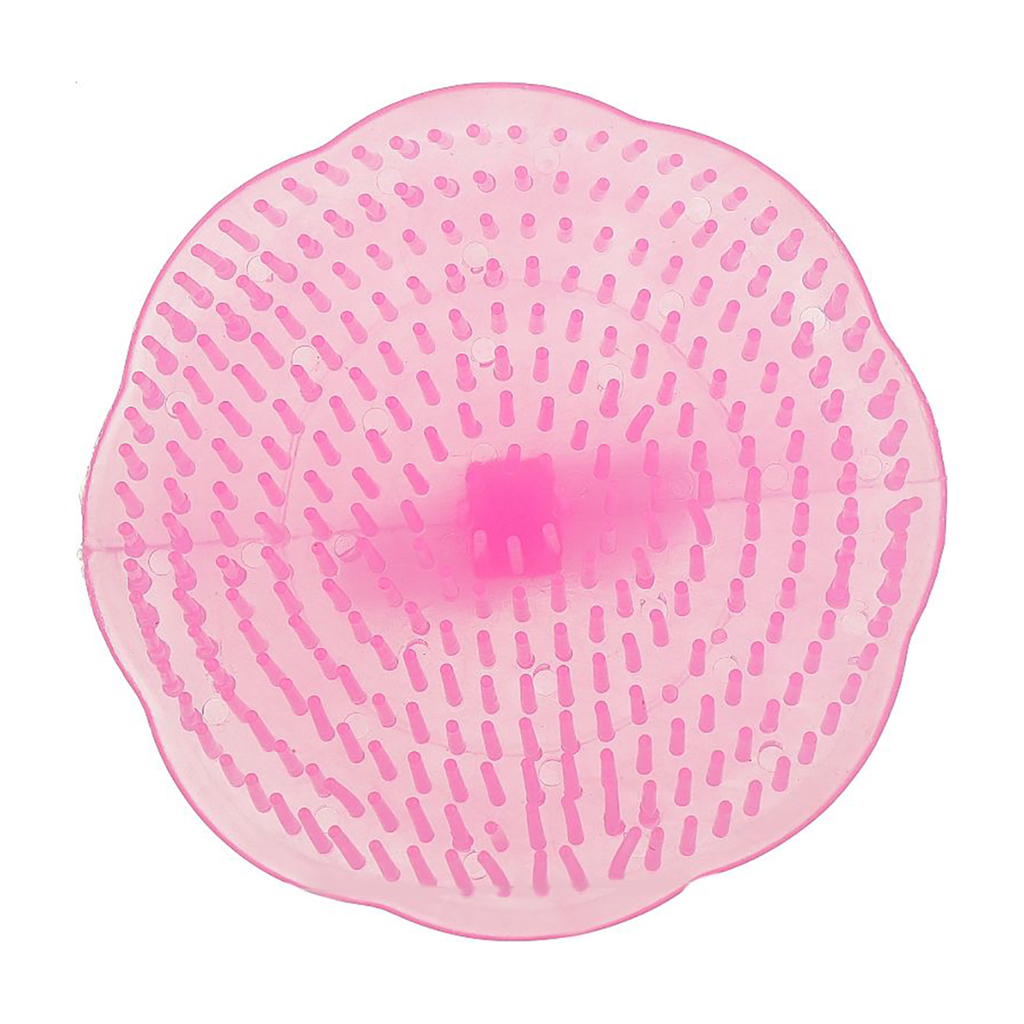 

Щітка-масажер для миття голови Cosmo Shop пластикова, рожева, 1 шт (CS042R)