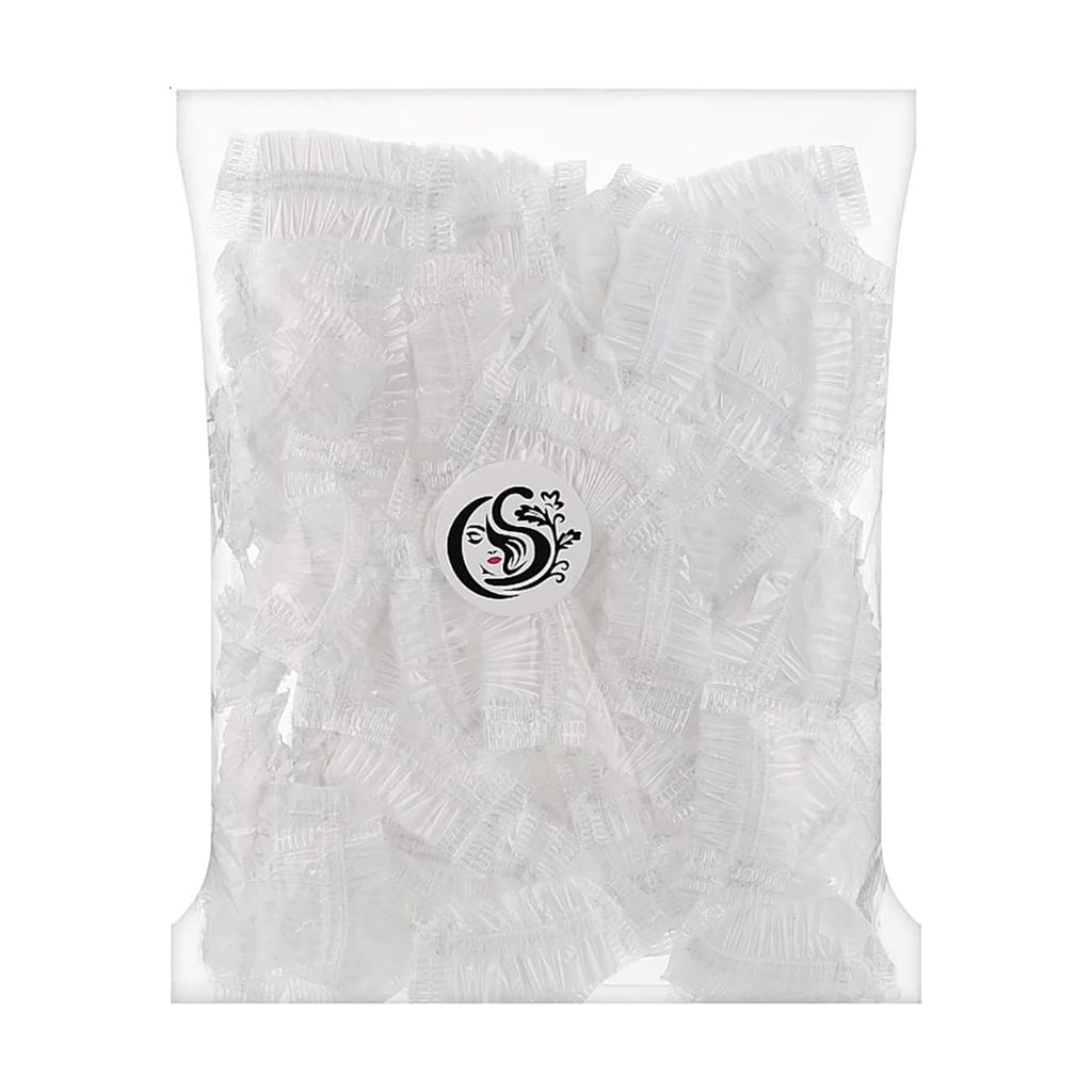 

Захисна шапочка-чохол для вух під час фарбування Cosmo Shop прозора, 100 шт (CS511100)