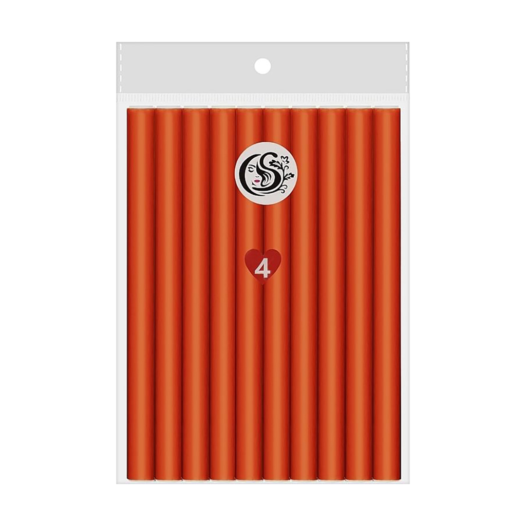 

Гнучкі бігуді для волосся Cosmo Shop помаранчеві, довжина 180 мм, діаметр 14 мм, 10 шт (CS0103)