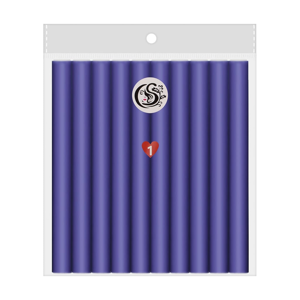 

Гнучкі бігуді для волосся Cosmo Shop фіолетові, довжина 180 мм, діаметр 19 мм, 10 шт (CS0106)