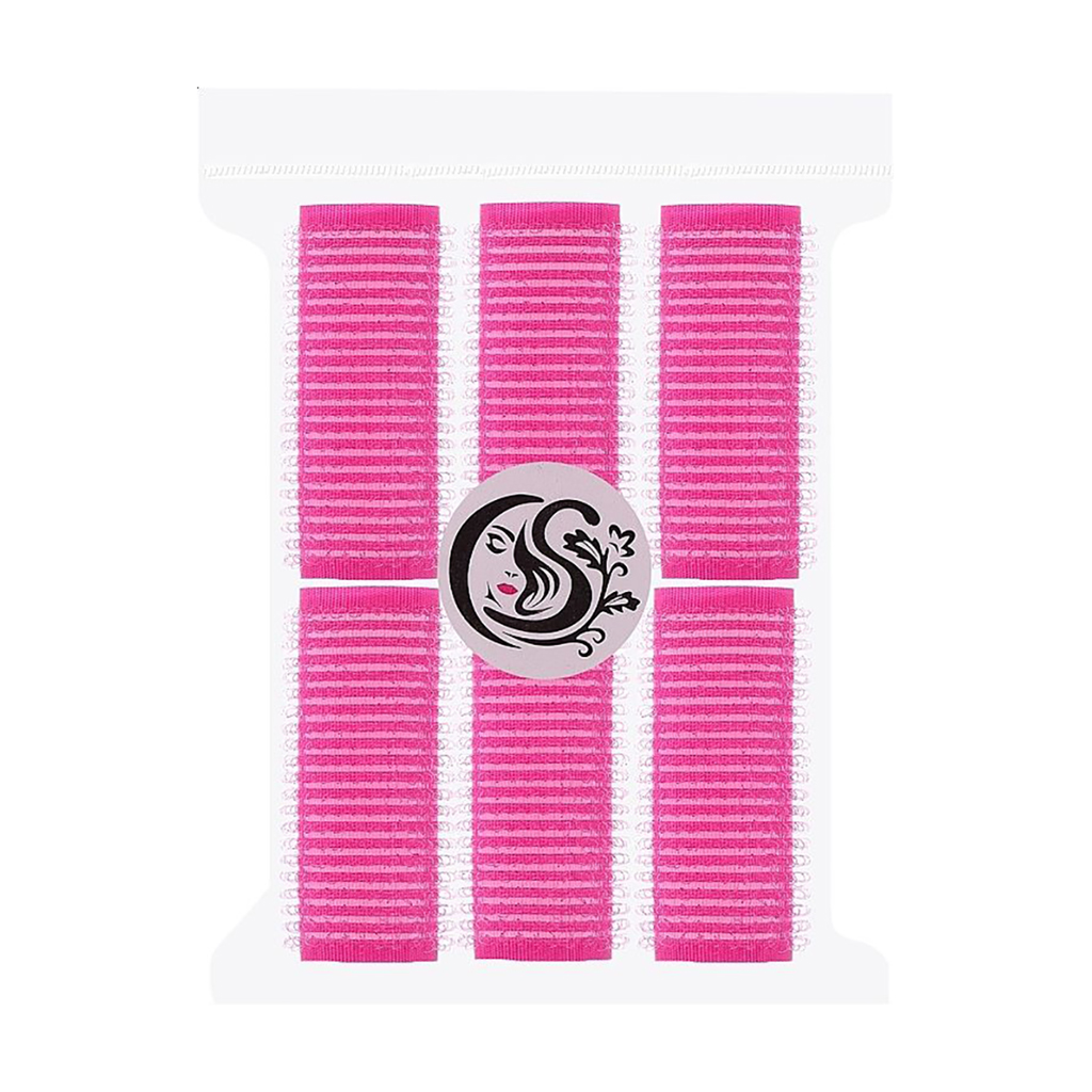 

Бігуді-липучки для волосся Cosmo Shop на поролоновій основі, малинові, 25*63 мм, 6 шт (CS702)