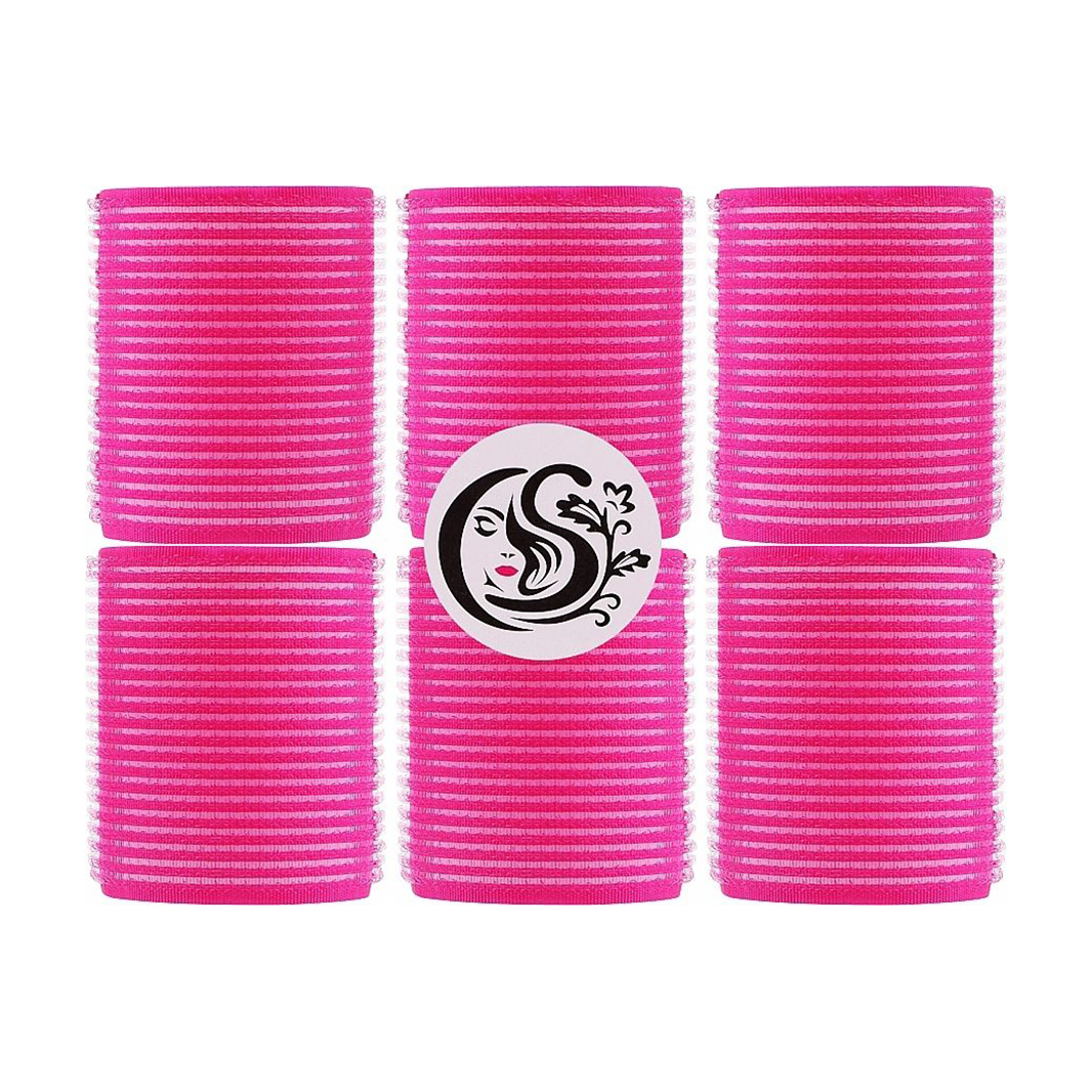 

Бігуді-липучки для волосся Cosmo Shop на поролоновій основі, малинові, 48*63 мм, 6 шт (CS707)