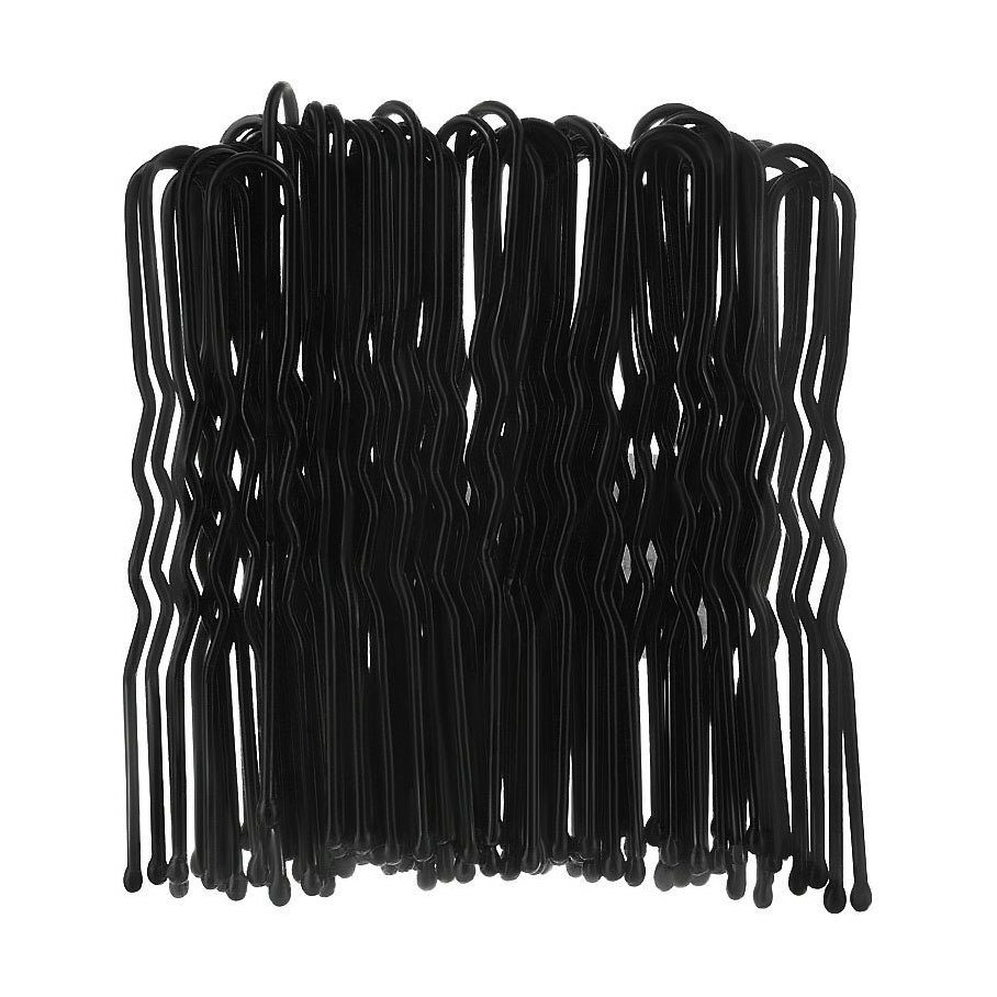 

Шпильки для волосся Cosmo Shop хвилястої форми, чорні, 50 мм, 50 шт (CS5)