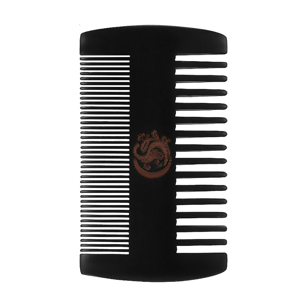 

Гребінець для волосся Cosmo Shop дерев'яний, двосторонній, 10.5*5 см, чорний, 1 шт (CS364B)