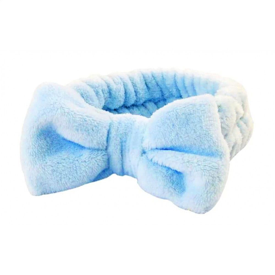 Пов'язка косметична Cosmo Shop Бантик, блакитна, 1 шт (CS10998)