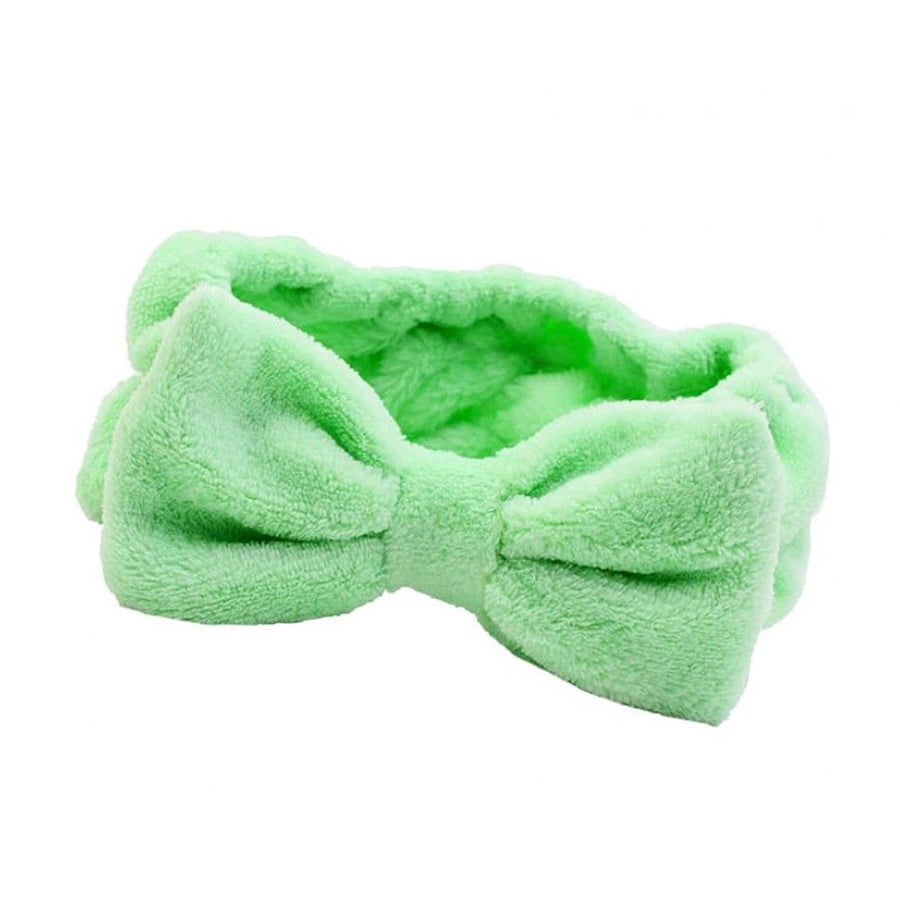 Пов'язка косметична Cosmo Shop Бантик, салатова, 1 шт (CS10999)