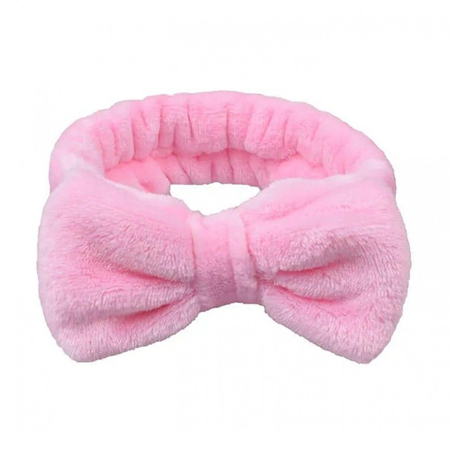 

Пов'язка косметична Cosmo Shop Бантик, рожева, 1 шт (CS11001)