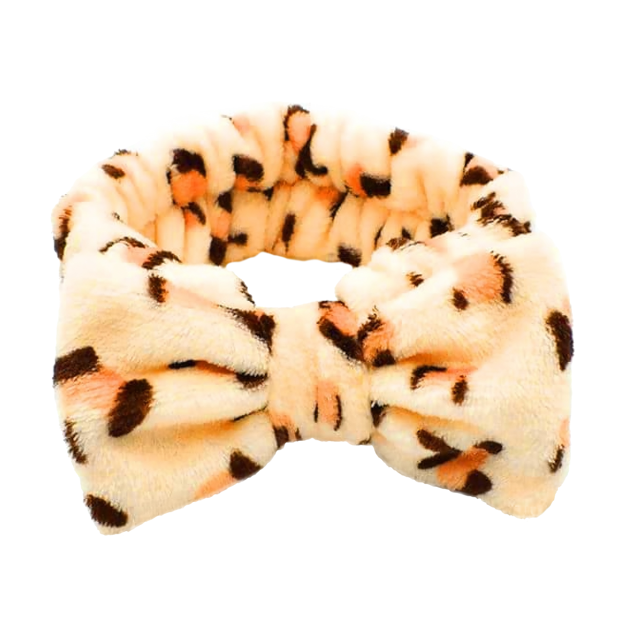 

Пов'язка косметична Cosmo Shop Бантик, бежева з принтом, 1 шт (CS11029)