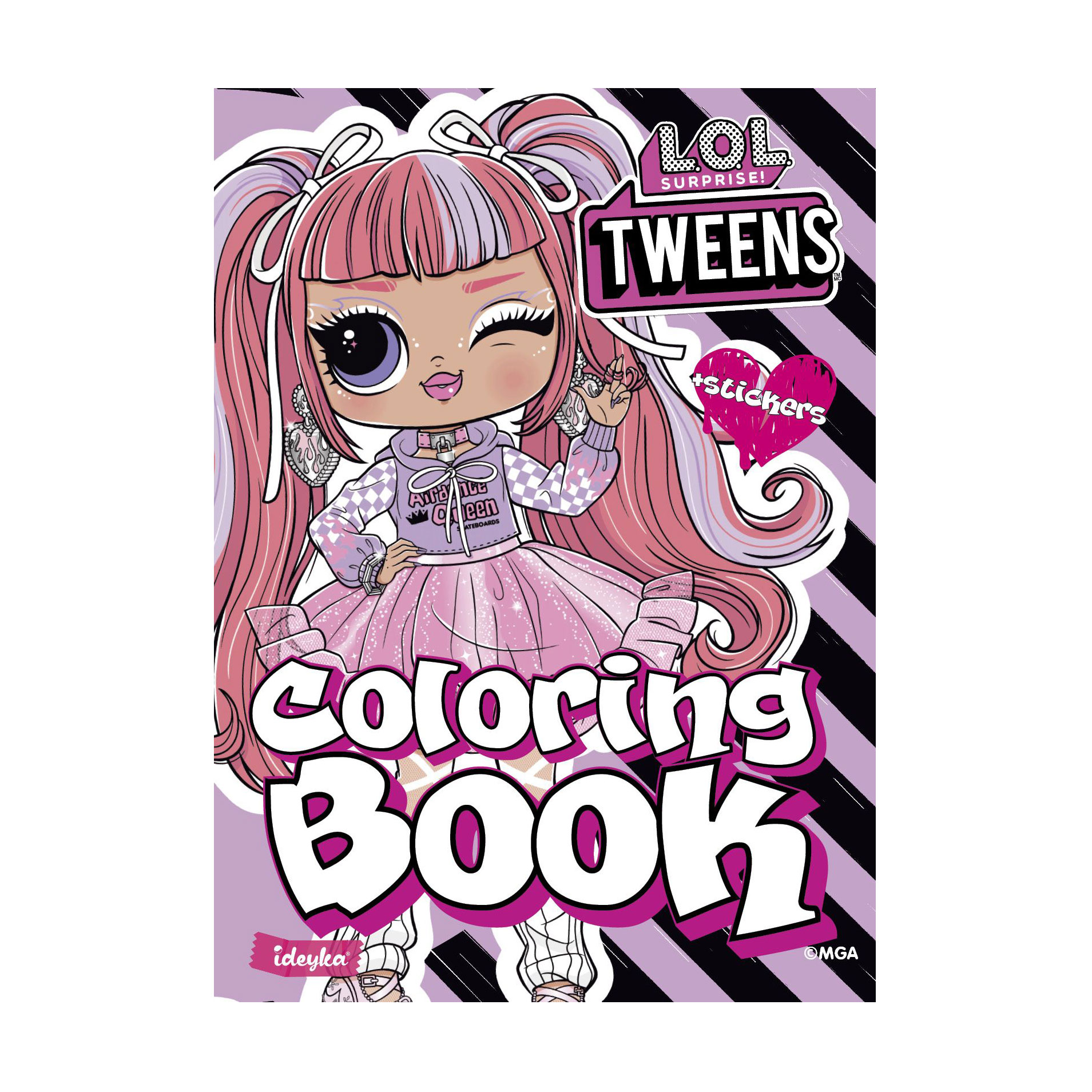 

Книжка-розмальовка Ideyka Tweens Ali Dance, 21*29 см (LCB9)