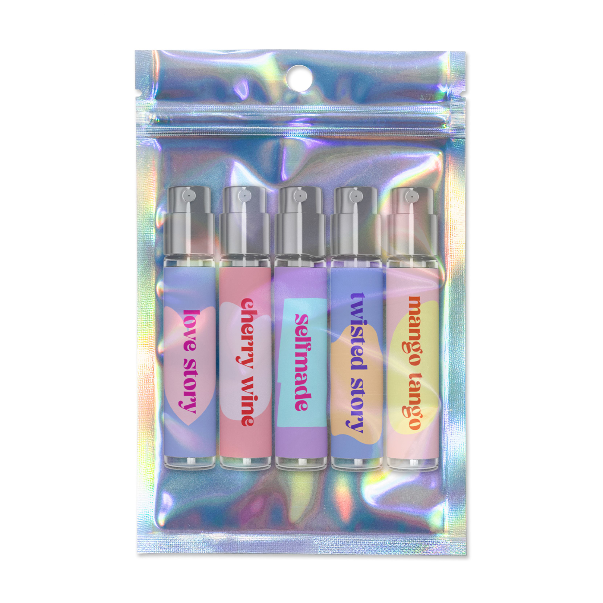 

Парфумований набір жіночий Away Today Bestsellers (Love Story, 10 мл + Selfmade, 10 мл + Cherry Wine, 10 мл + Twisted Story, 10 мл + Mango Tango, 10 мл)