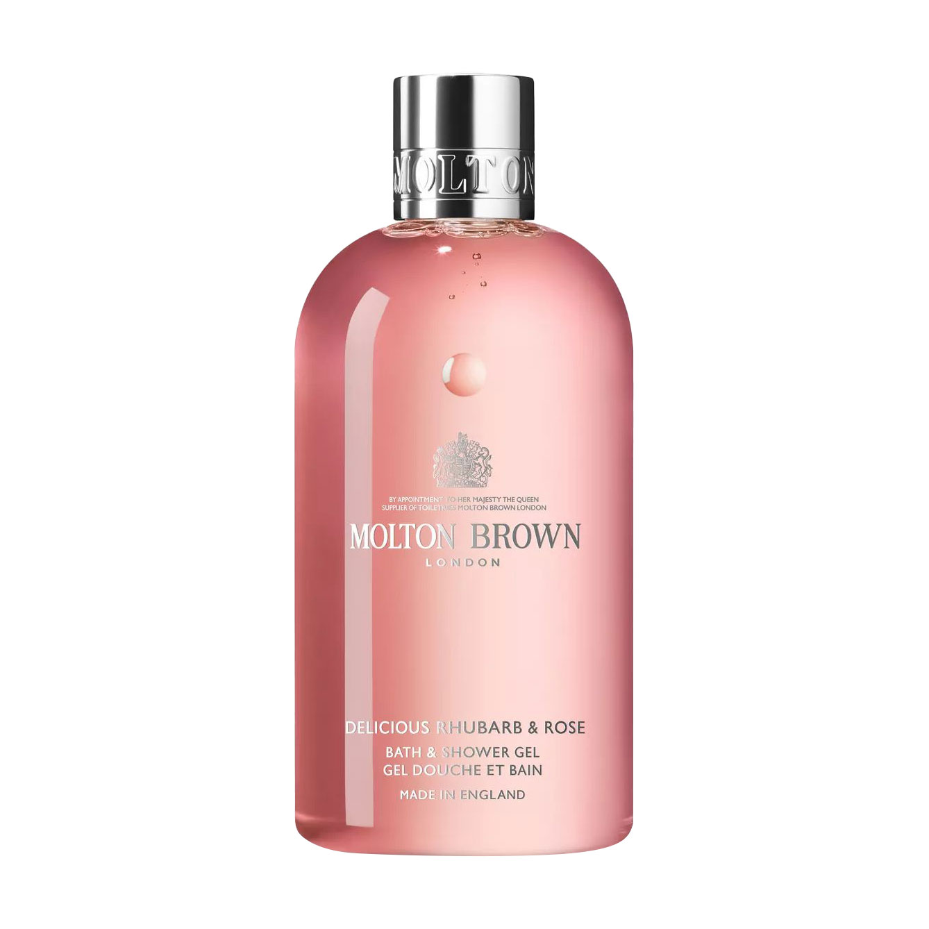 

Парфумований гель для ванни та душу Molton Brown Delicious Rhubarb & Rose Bath & Shower Gel унісекс, 300 мл