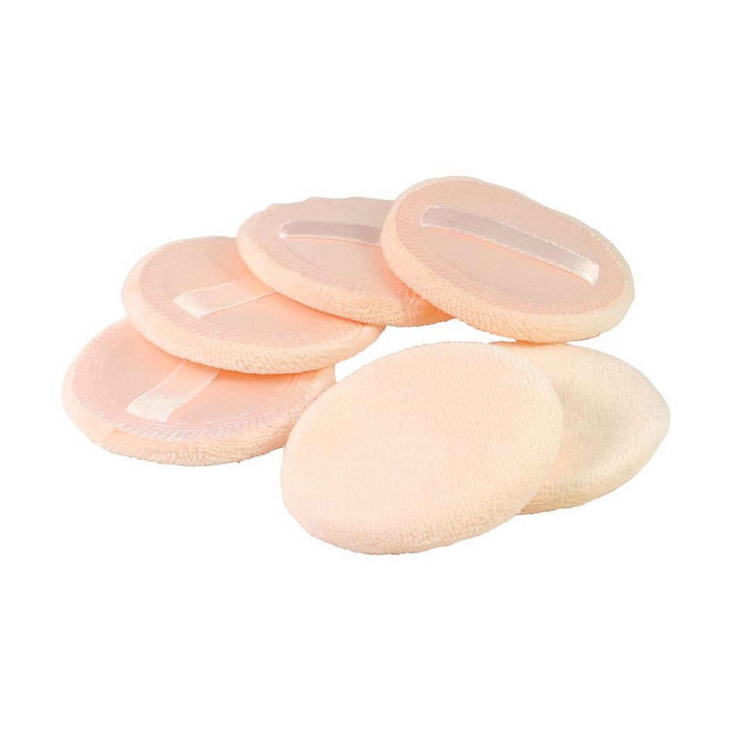 

Спонж-пухівка для пудри Cosmo Shop бежевий, 55 мм, 6 шт (CS054B)