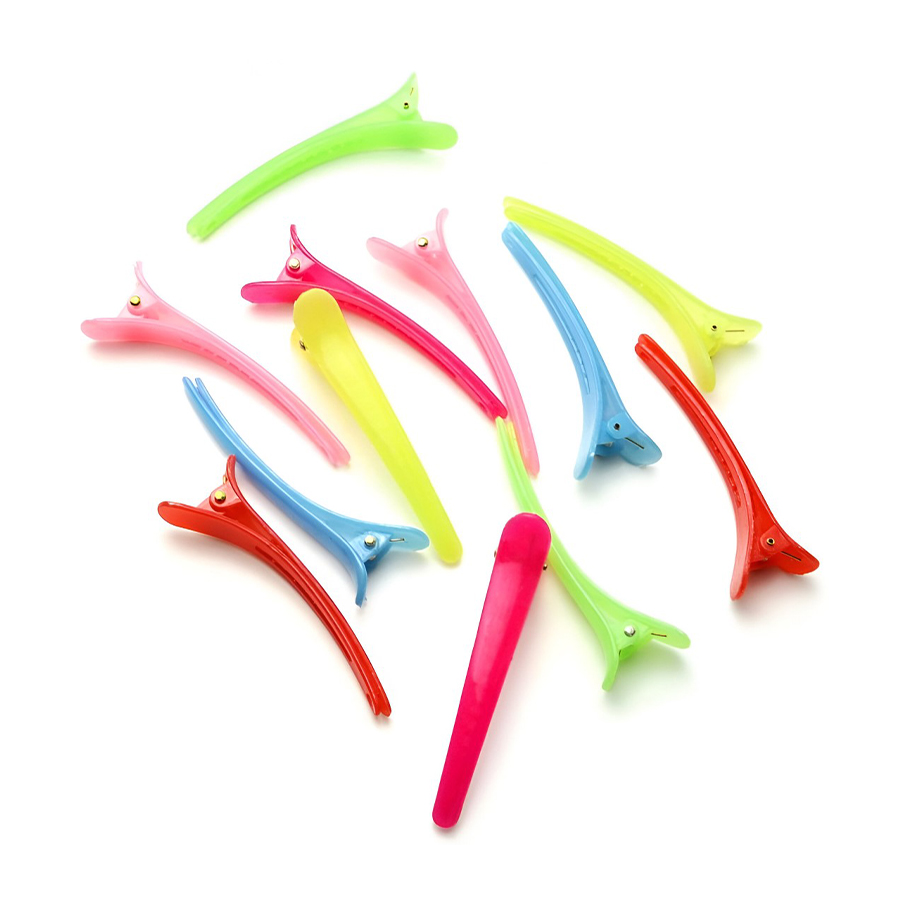 

Пробірні затискачі для волосся Cosmo Shop пластикові матові, кольорові, довжина 80 мм, 12 шт (CS76M)