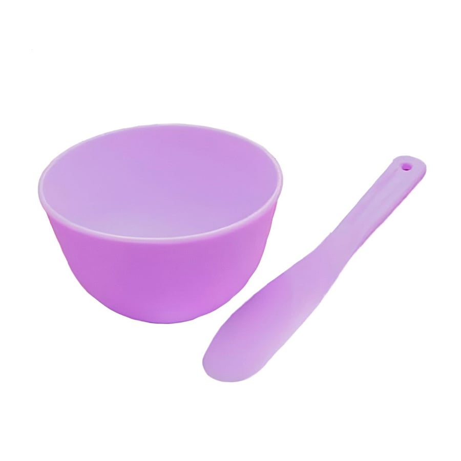 

Набір для косметичних продуктів Cosmo Shop силікон, фіолетовий (миска, 1 шт + лопатка, 1 шт) (CS098V)
