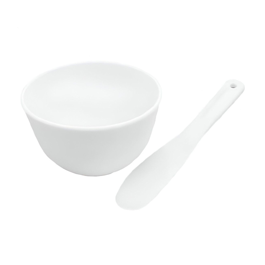 

Набір для косметичних продуктів Cosmo Shop силікон, білий (миска, 1 шт + лопатка, 1 шт) (CS098W)