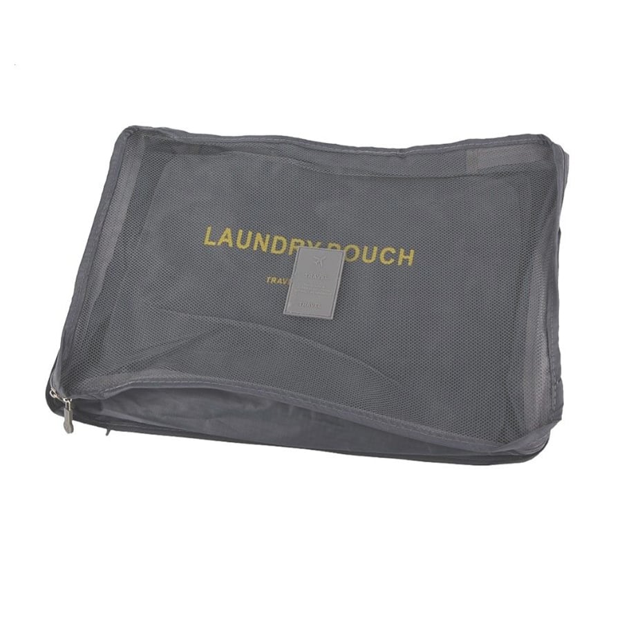 

Набір дорожніх органайзерів Cosmo Shop Travel Organizer Bag Set світло-сірий, 7 шт (CS0008)