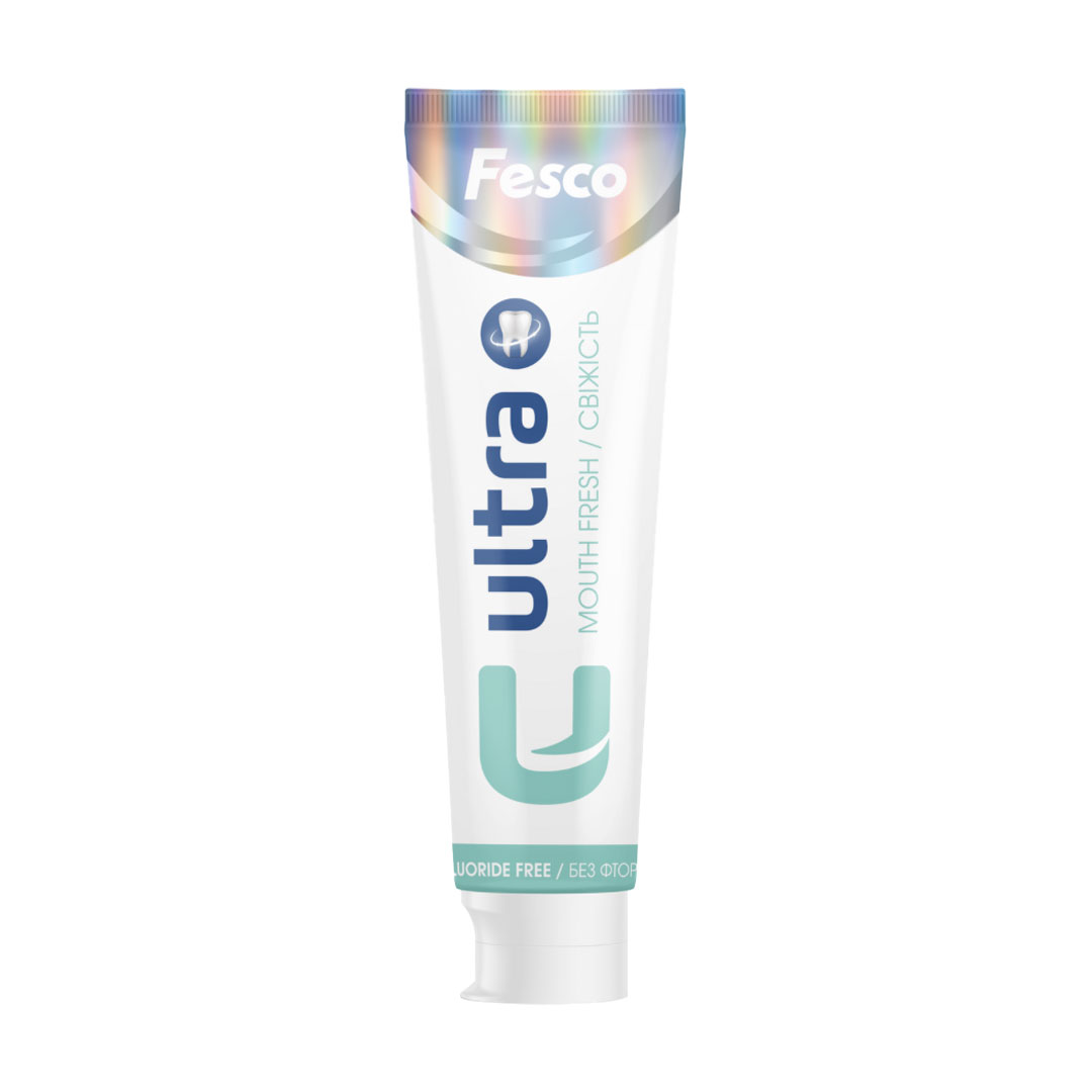 

Зубна паста Fesco Ultra Mouth Fresh Свіжість, без фтору, 100 мл