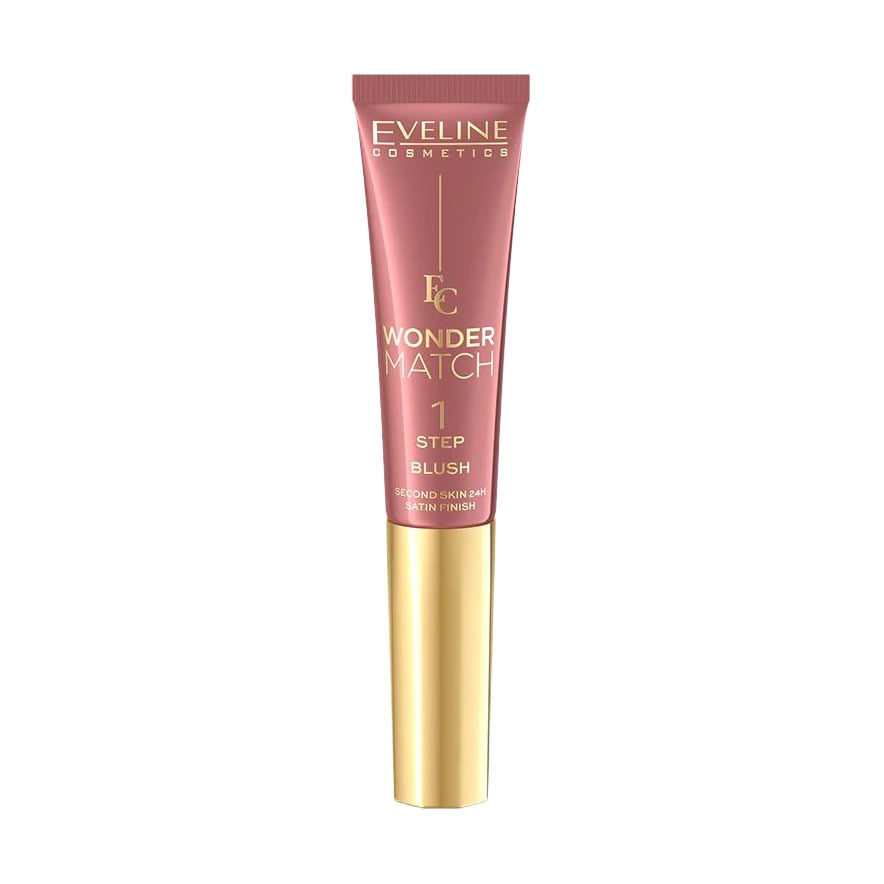 

Уцінка! Ультракремові рум'яна для обличчя Eveline Cosmetics Wonder Match Blush 02, 14 мл