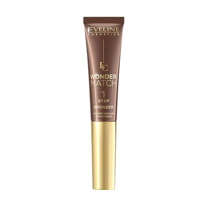 

Уцінка! Ультракремовий бронзер для обличчя Eveline Cosmetics Wonder Match Bronzer 02, 14 мл
