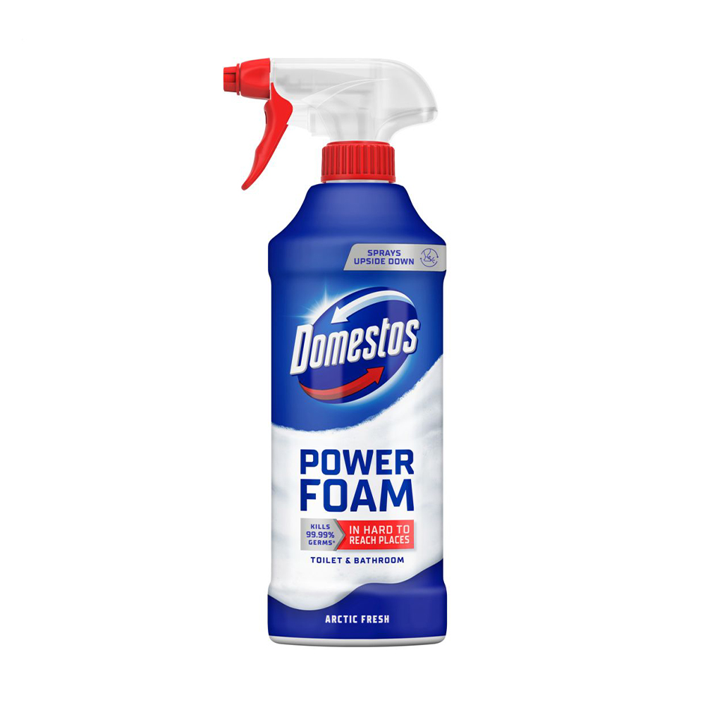 

Спрей-піна для чищення унітазу та ванної кімнати Domestos Arctic Fresh, 435 мл