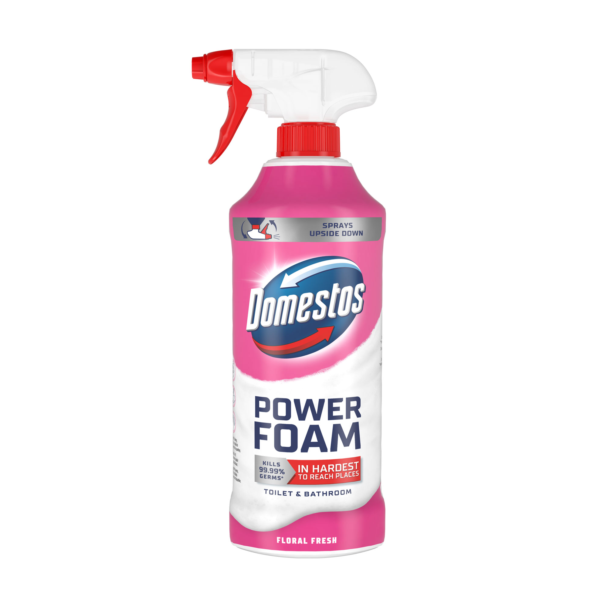 Спрей-піна для чищення унітазу та ванної кімнати Domestos Floral Fresh, 435 мл