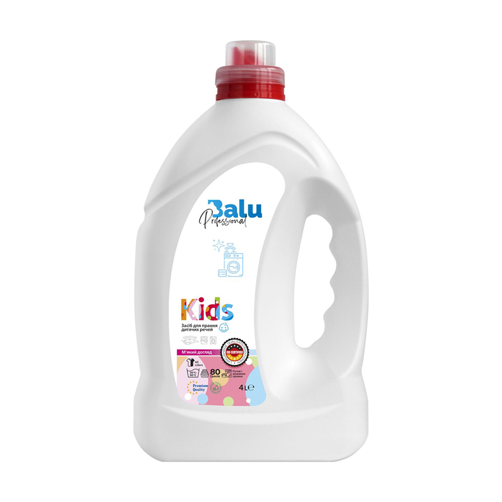 

Уцінка! Засіб для прання BALU Professional Kids для дитячих речей, 80 циклів прання, 4 л