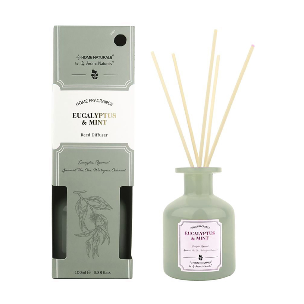 

Аромадифузор Aroma Naturals Eucalyptus & Mint Евкаліпт та м'ята, 100 мл