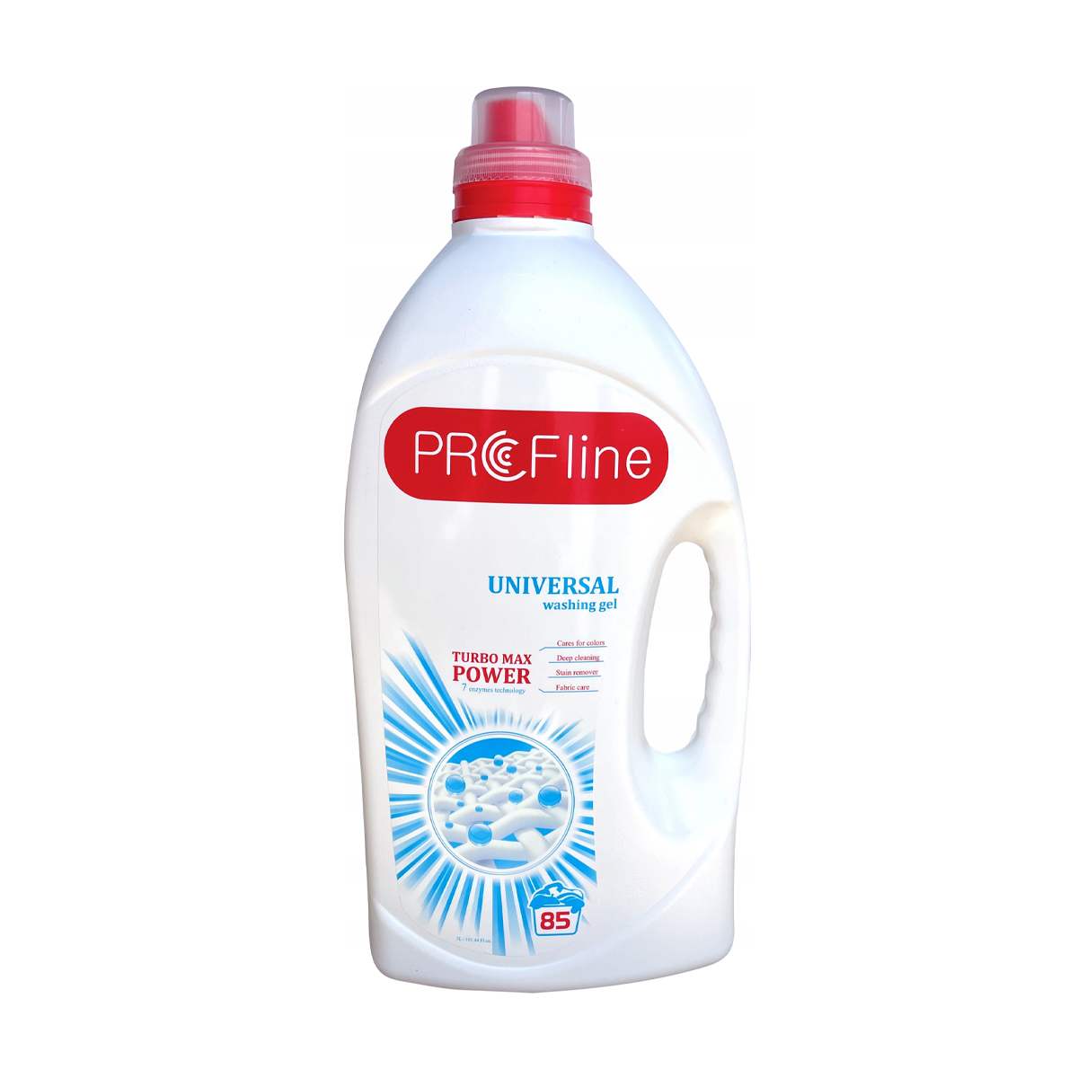 

Гель для прання PROFline Universal Washing Gel Універсальний, 85 циклів прання, 3 л